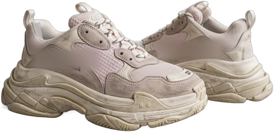 Sneaker premium arruinado
