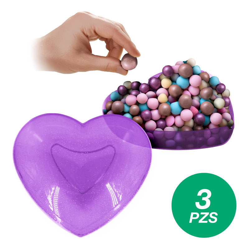 3pz Corazón Dulcero Rojo Grande San Valentín Amor 14febrero