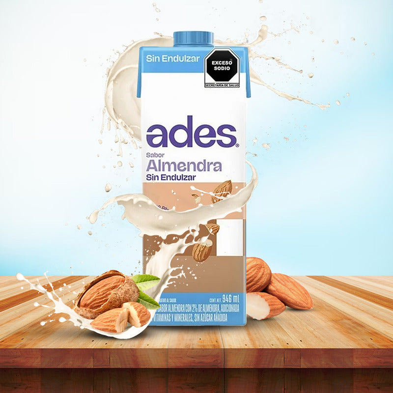 Ades Almendra Bebida S/azúcar 946 Ml