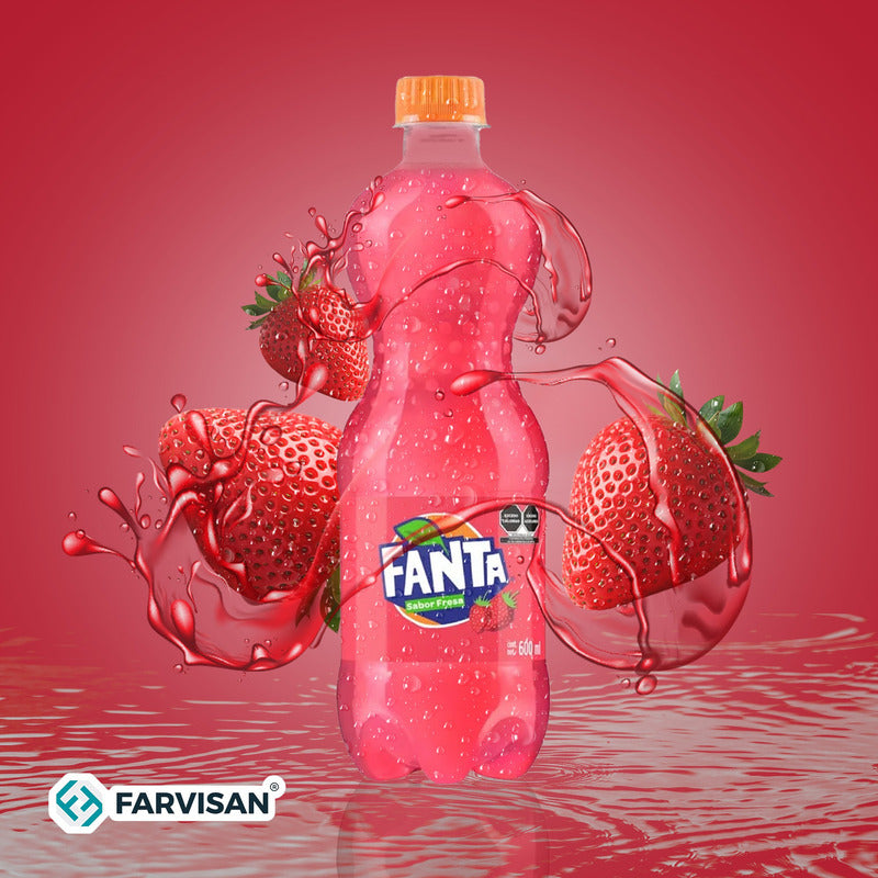 Fanta Refresco Sabor Fresa 600 Ml