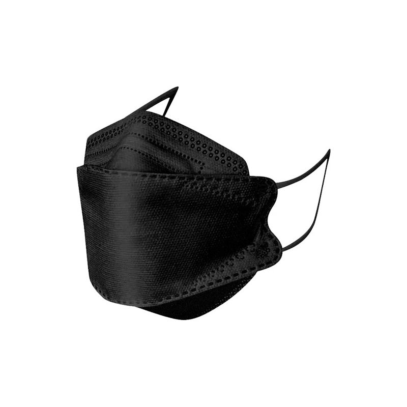 30pz Mascarilla Cubrebocas Negro Kf94 Bolsa Individ C/10 Pzs U