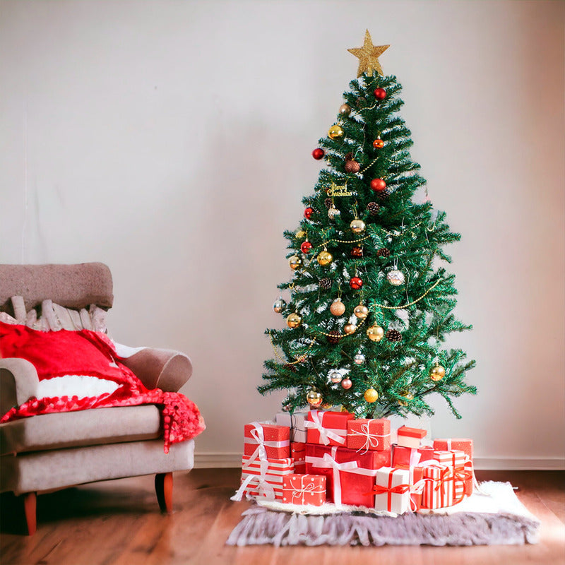 Arbol Navidad Artificial 1.60m Color Verde Verde