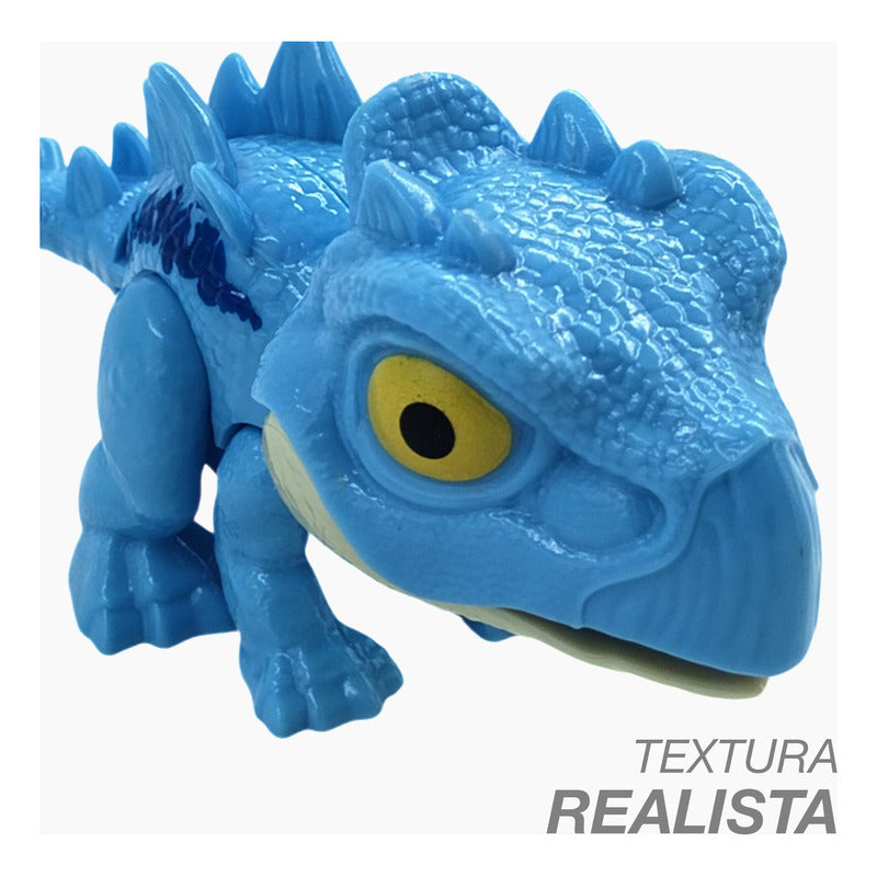 4 Pack Dinosaurios Mordelones Jurassic Juguete Rex