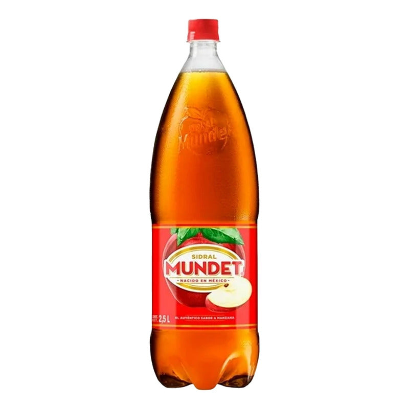 2.5l Sidral Mundet® Refresco Sabor Original Manzana No Retor