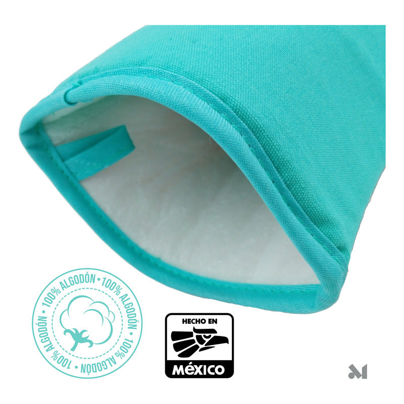 Guante  Para Para Cocina Horno Caliente Frida Rosa