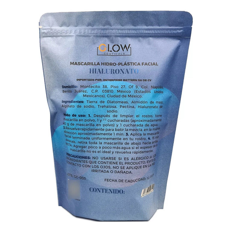 Mascarilla Para La Cara Hidroplástica Facial Jelly Mask 500g Mixta