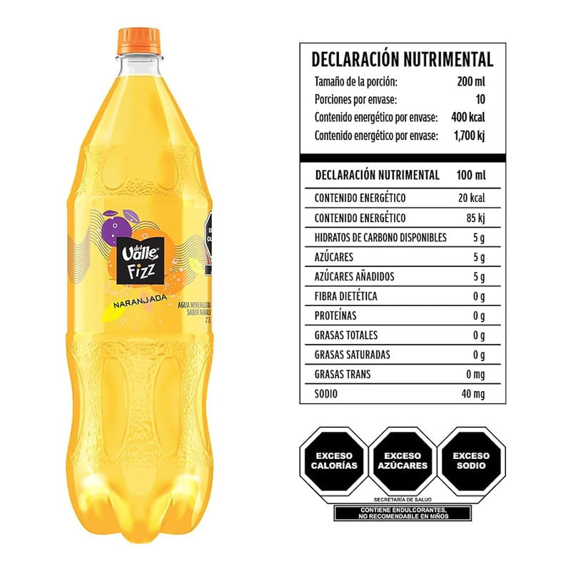 Naranjada Fizz Del Valle 2 L