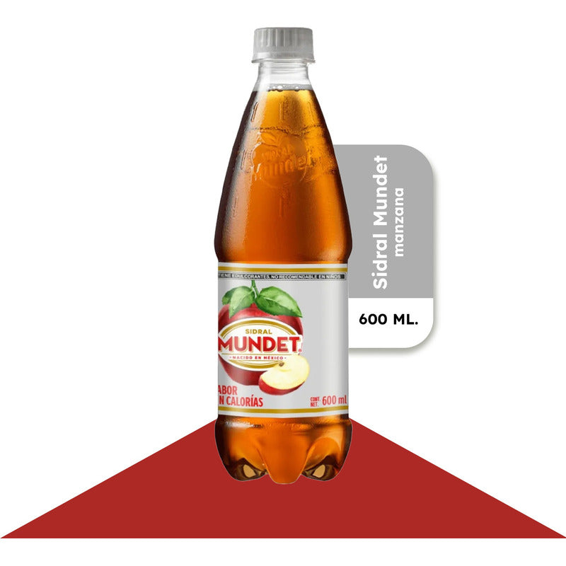 Refresco Sidral Mundet Sabor Manzana Light 600 Ml