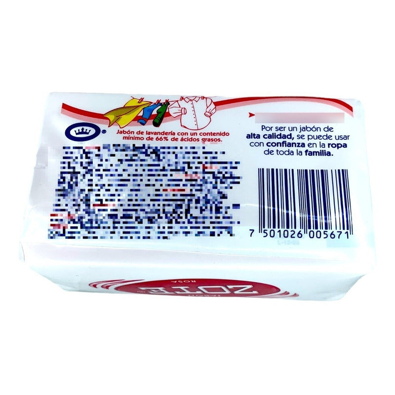 Jabón En Barra Rosa 400 Grs. Zote