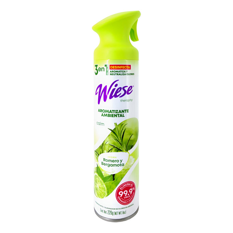 Aromatizante Wiese Romero & Bergamota 226 G. 3 En 1