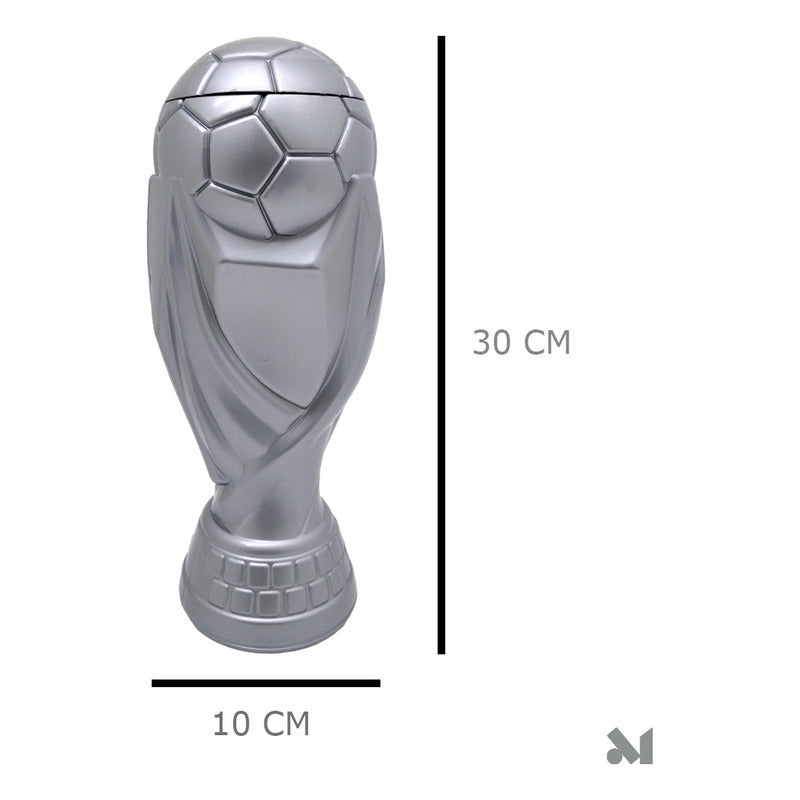 30 Pack Vaso Alcancia Copa Mundial Futbol P/ Micheladas 1.6l