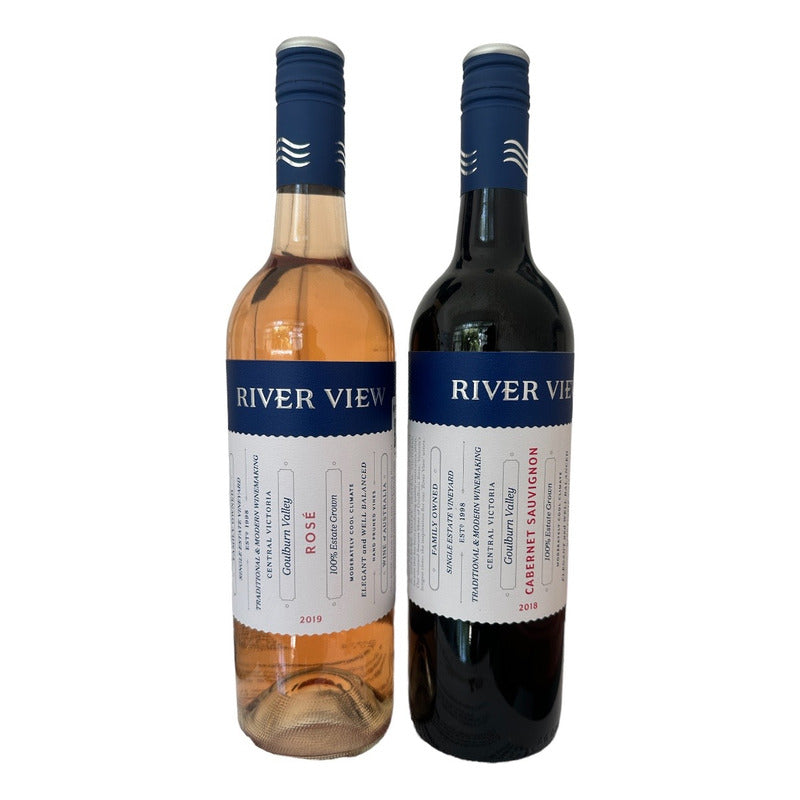 2pz Vino Australiano Tinto Y Rosé River View Goulburn Valley