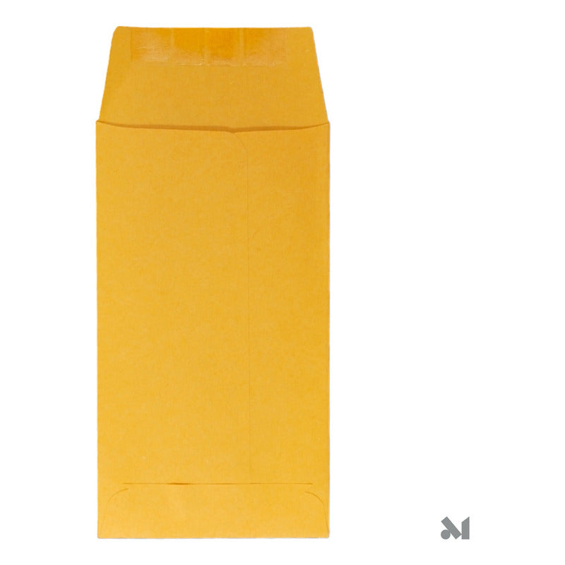 5000 Pzs Sobre Coin No 5 P/ Dinero Manila 8.9 X 16.5 Cm 90gr Manila Liso