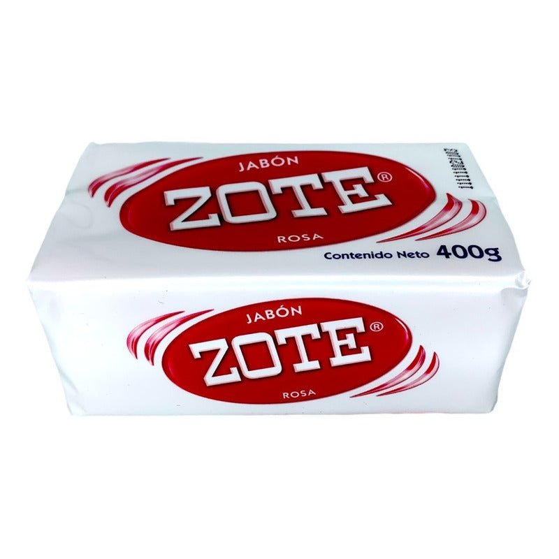 Zote Rosa Jabón De Lavandería En Barra 400 G