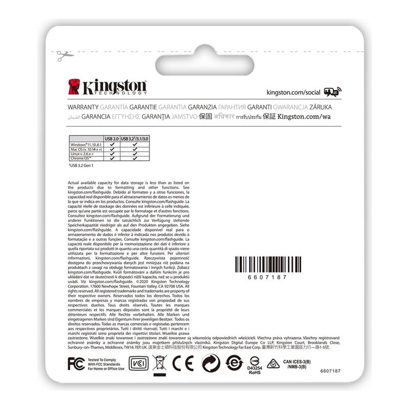 Memoria Usb Flash Kingston 64 Gb 3.2 Exodia Datatravel