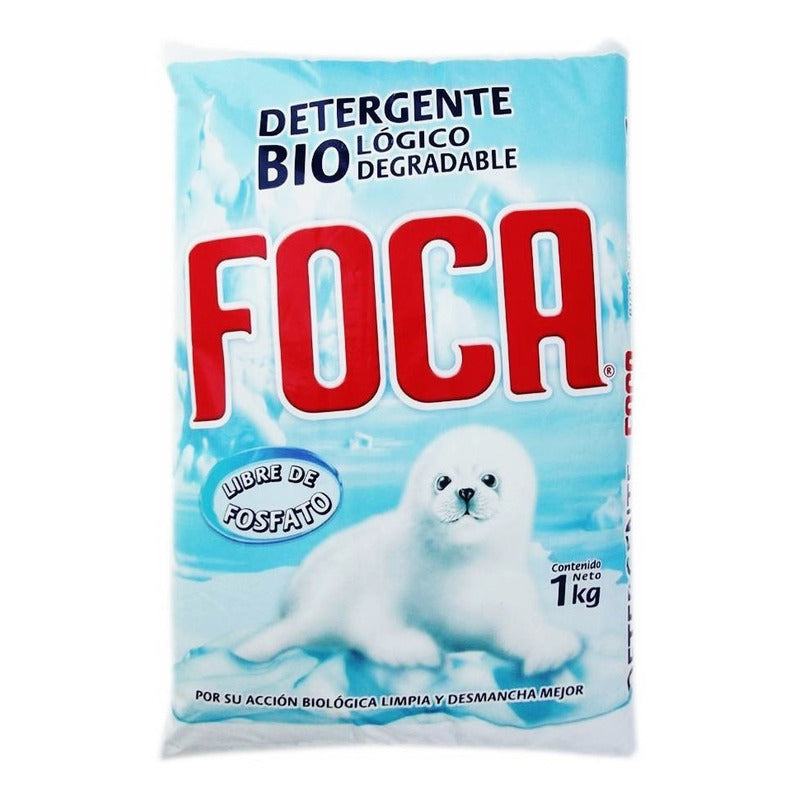 Detergente En Polvo Foca 1kg