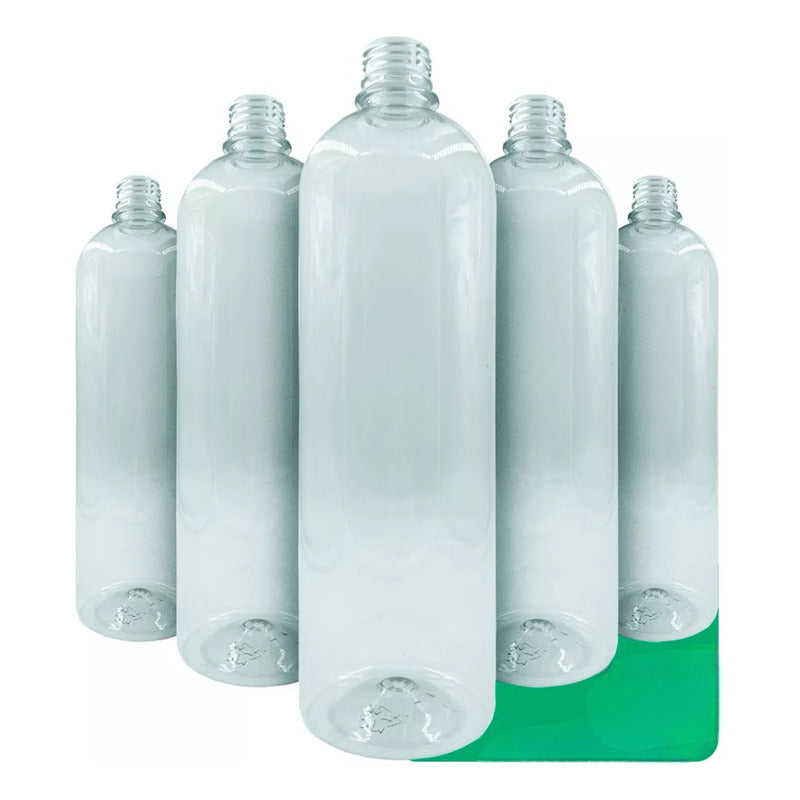 25 Pzs Botella Boston 1l Envases Plasticos Pet Tapa