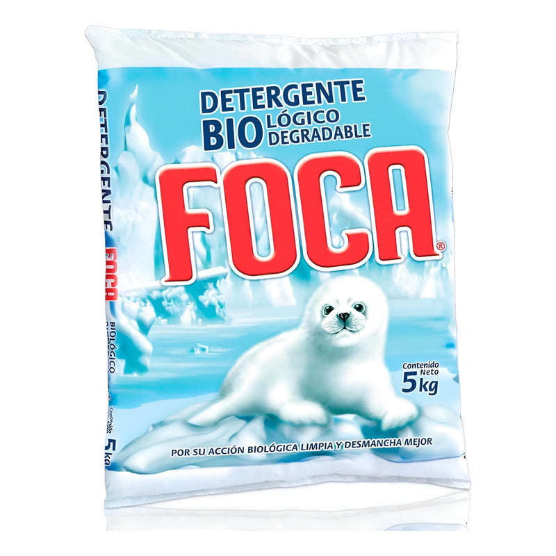 Detergente En Polvo Foca 5 Kg