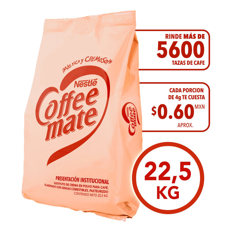 22.5 Kg Coffe Mate Nestle Sustituto De Crema En Polvo Costal