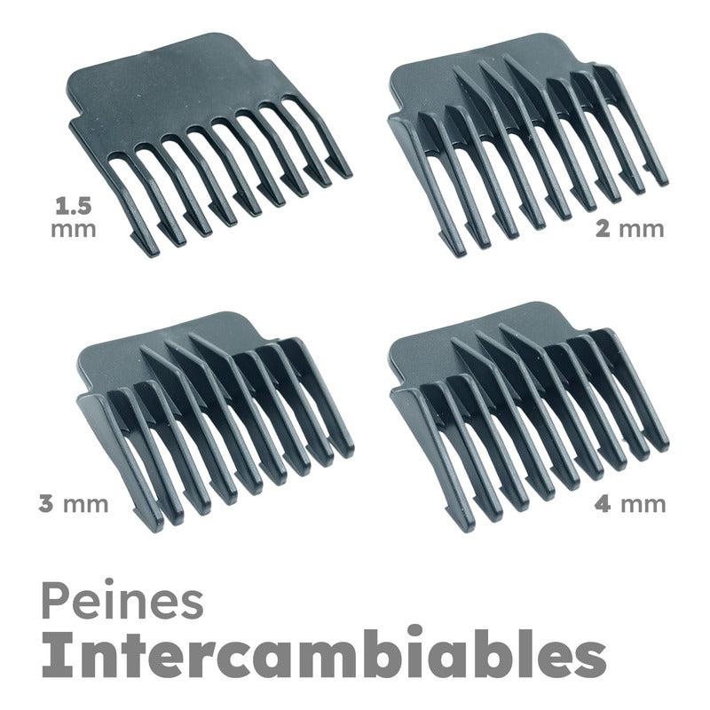 Afeitadora Eléctrica Maquina Corta Pelo Barba Recortadora