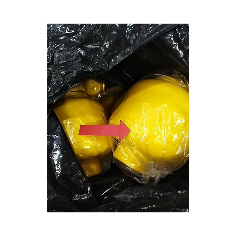 Envase De Plastico No Identificado Para Retiro Amarillo