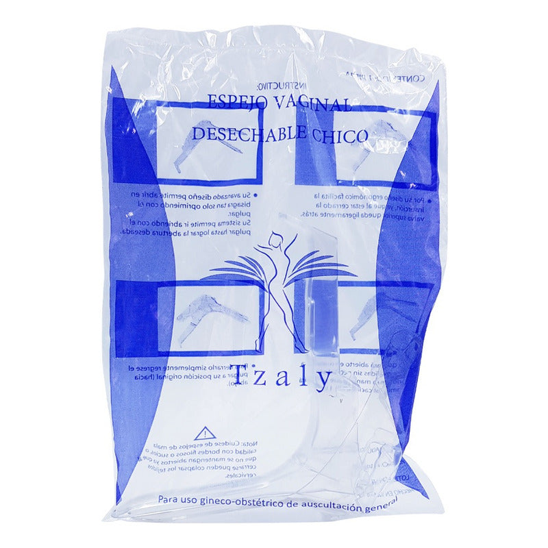 100pzs Espejo Vaginal Desechable Chico Ginecologico Tzaly