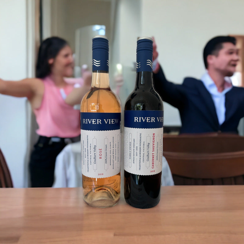 2pz Vino Australiano Tinto Y Rosé River View Goulburn Valley