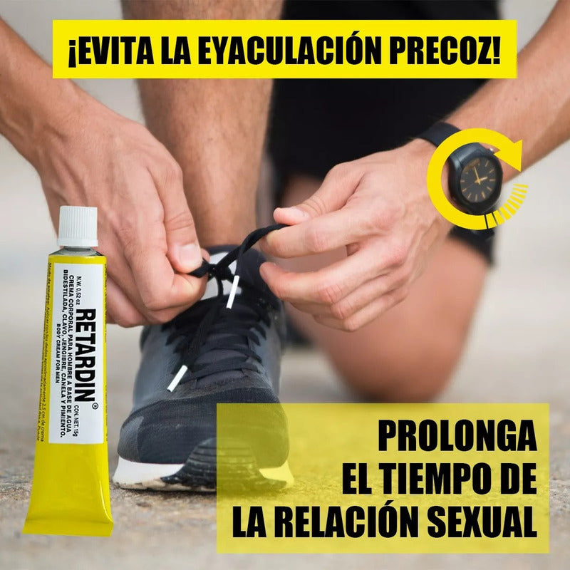 Crema Retardin, Retardante Y Potenciador De La Eyaculación!!