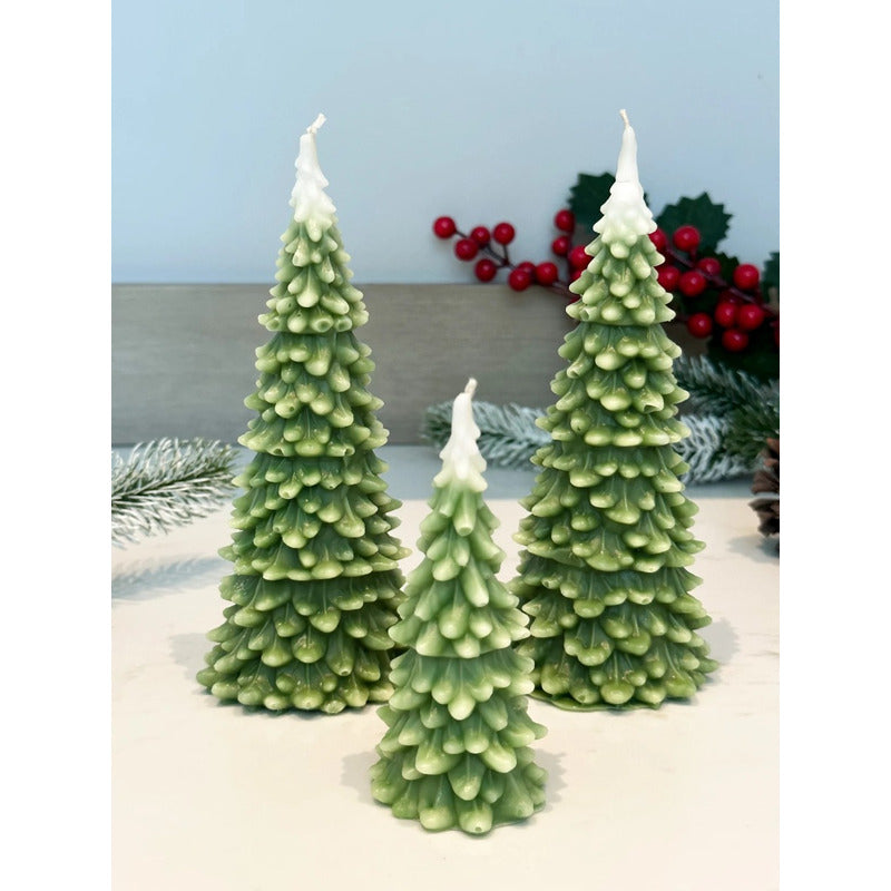 Vela Aromática Arbol Navidad Verde 15cm