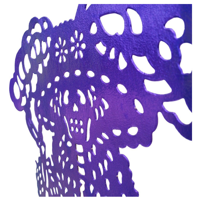 2 Pack Catrina Elegante Dia De Muertos Halloween Morado Con Negro Catrina