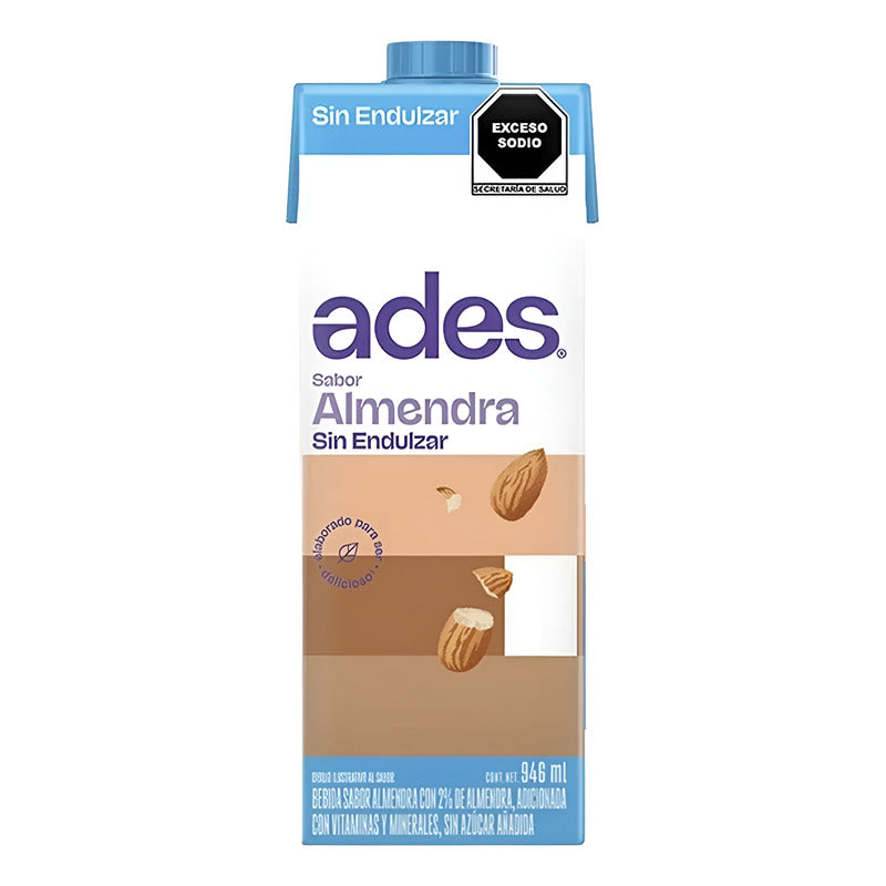 Ades Almendra Bebida S/azúcar 946 Ml