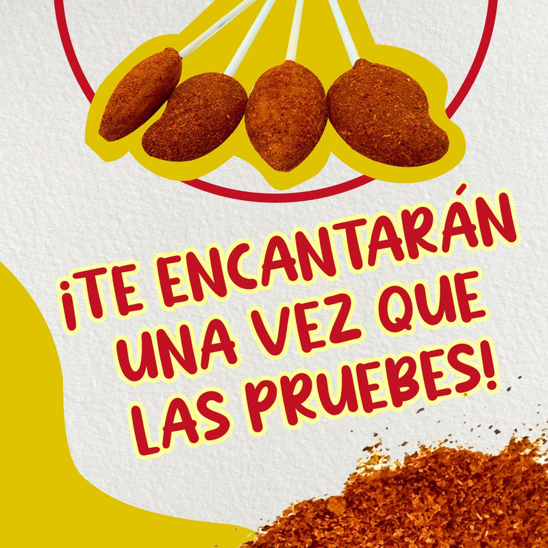 80pz Paletas Vero Elote Y Vero Mango Con Chile