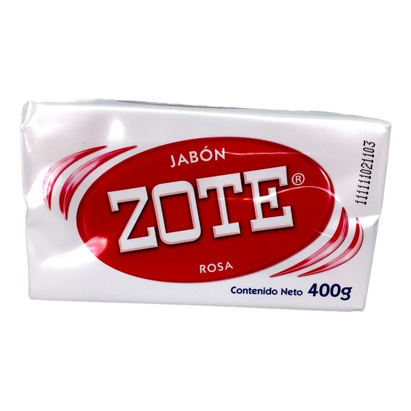 Jabón En Barra Rosa 400 Grs. Zote