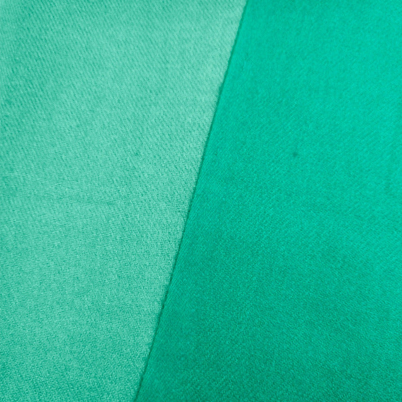 Pashmina Mujer Elegante India 2 Vistas Exsuave 1.8m Verdes Verde Liso