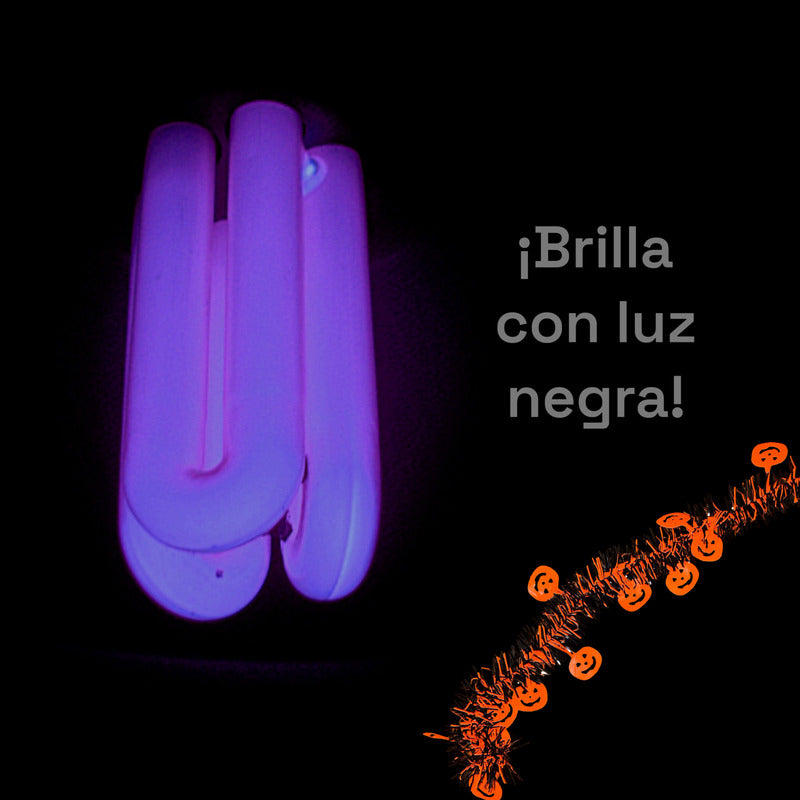 20m Escarcha Guirnalda Calabazas Decoración Halloween Muerto Negro Con Naranja