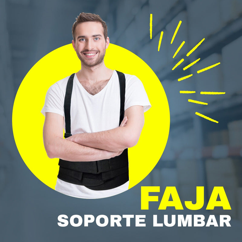 Faja Para Cargar Lumbar Con Tirantes
