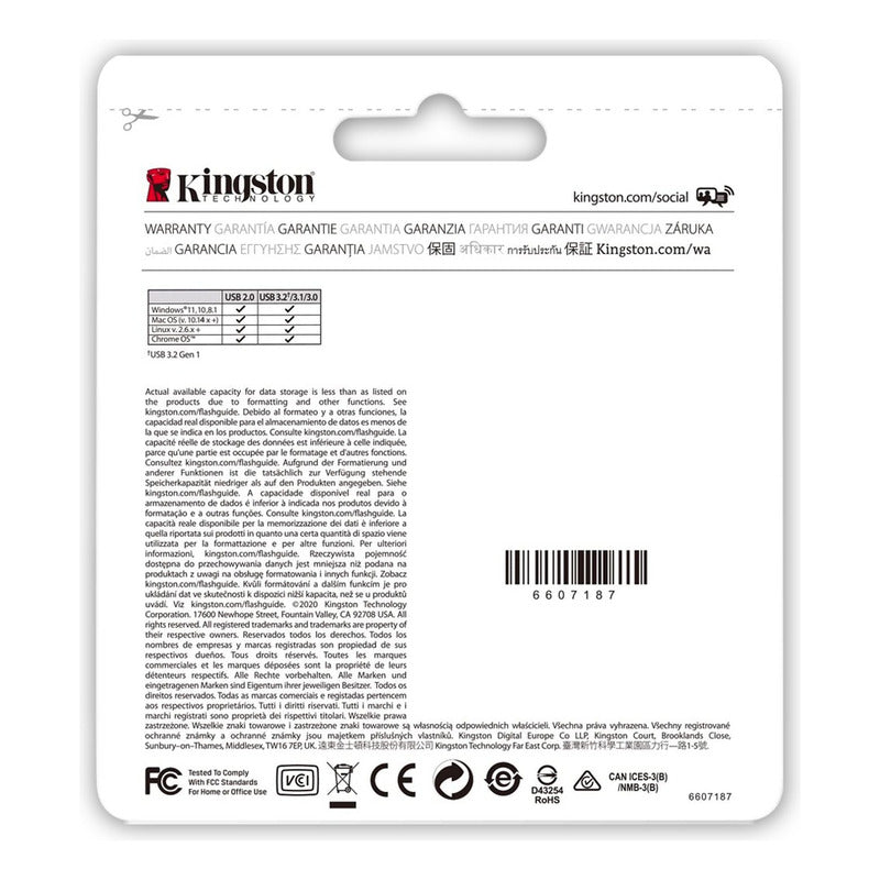 Memoria Usb Flash Kingston 64 Gb 3.2 Exodia Datatravel