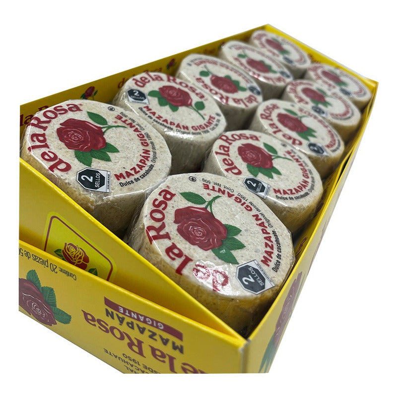 Mazapan Gigante De La Rosa Tradicional Cacahuate