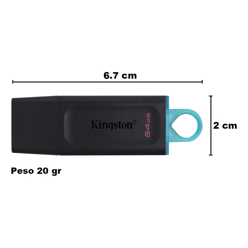 Memoria Usb Flash Kingston 64 Gb 3.2 Exodia Datatravel