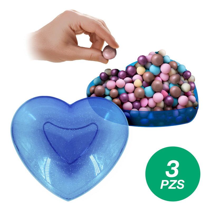 3pz Corazón Dulcero Rojo Grande San Valentín Amor 14febrero