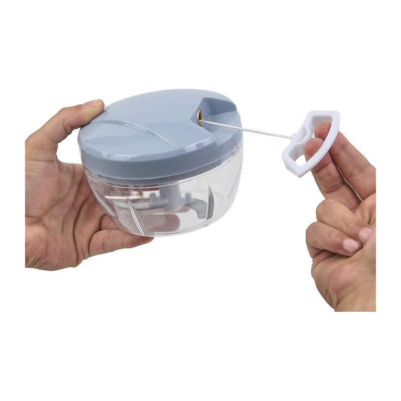 Triturador De Alimentos C/ Cuerda Manual Desechable