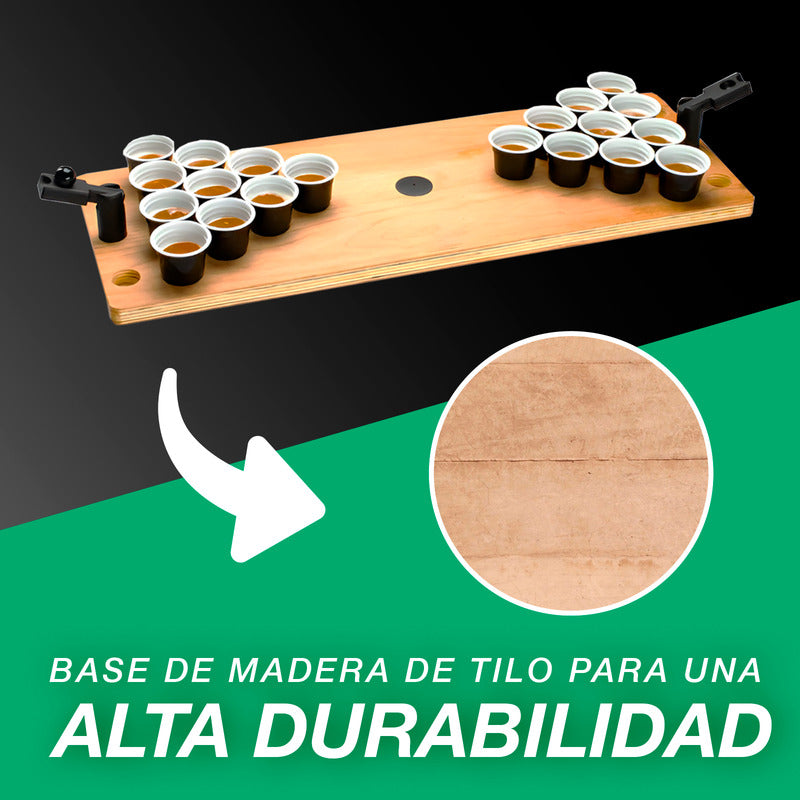 Mini Juego De Mesa Beer Pong Jerico Con Catapulta 12 Shots