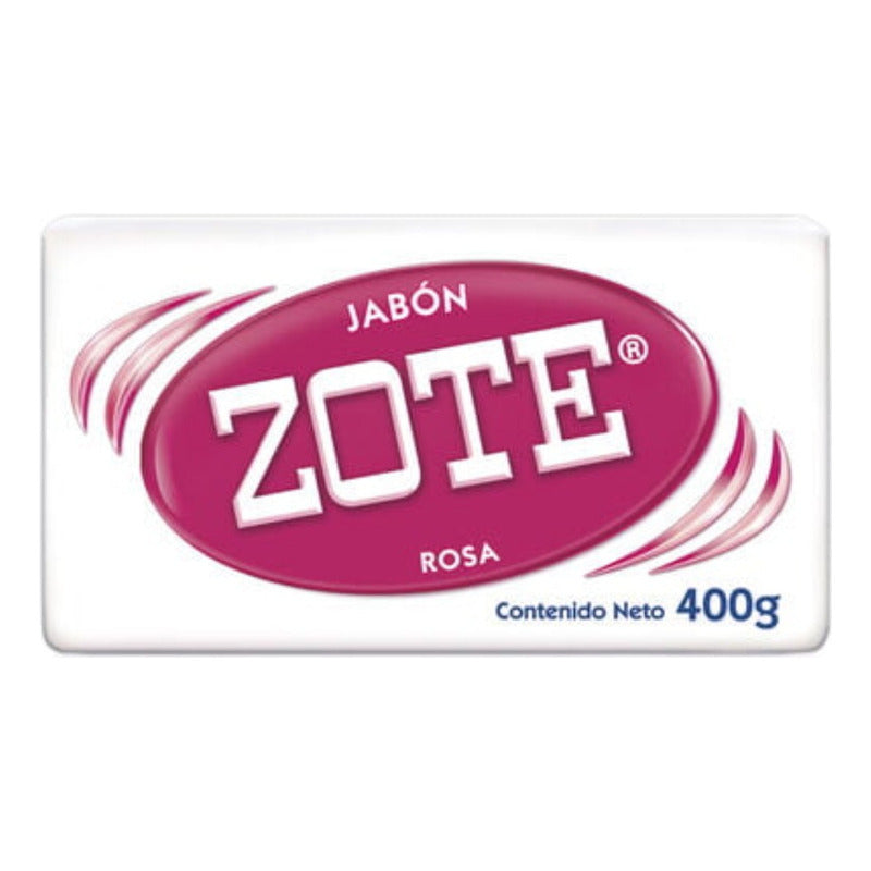 Zote Rosa Jabón De Lavandería En Barra 400 G