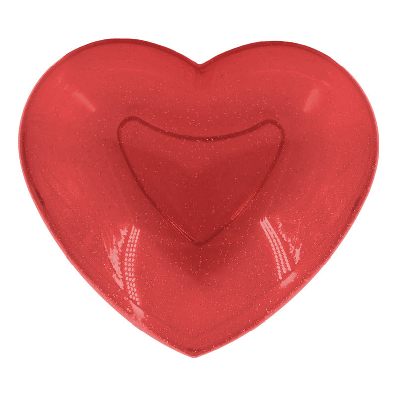 3pz Corazón Dulcero Rojo Grande San Valentín Amor 14febrero