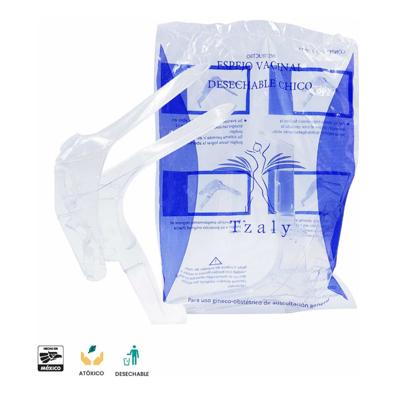 10pack Espejo Vaginal Desechable Ginecologico Transparente