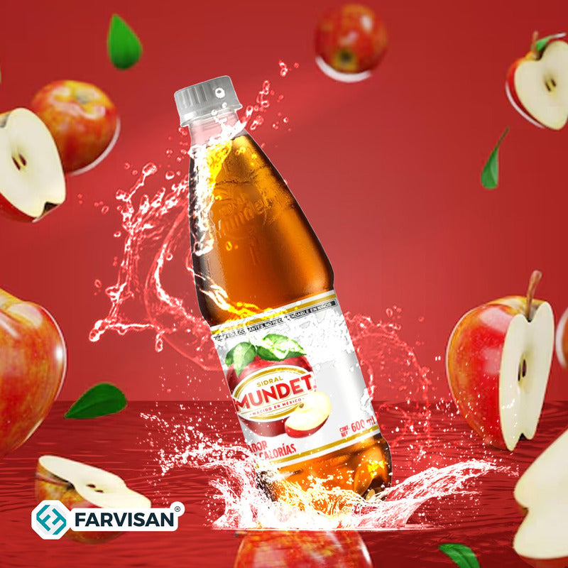 Refresco Sidral Mundet Sabor Manzana Light 600 Ml