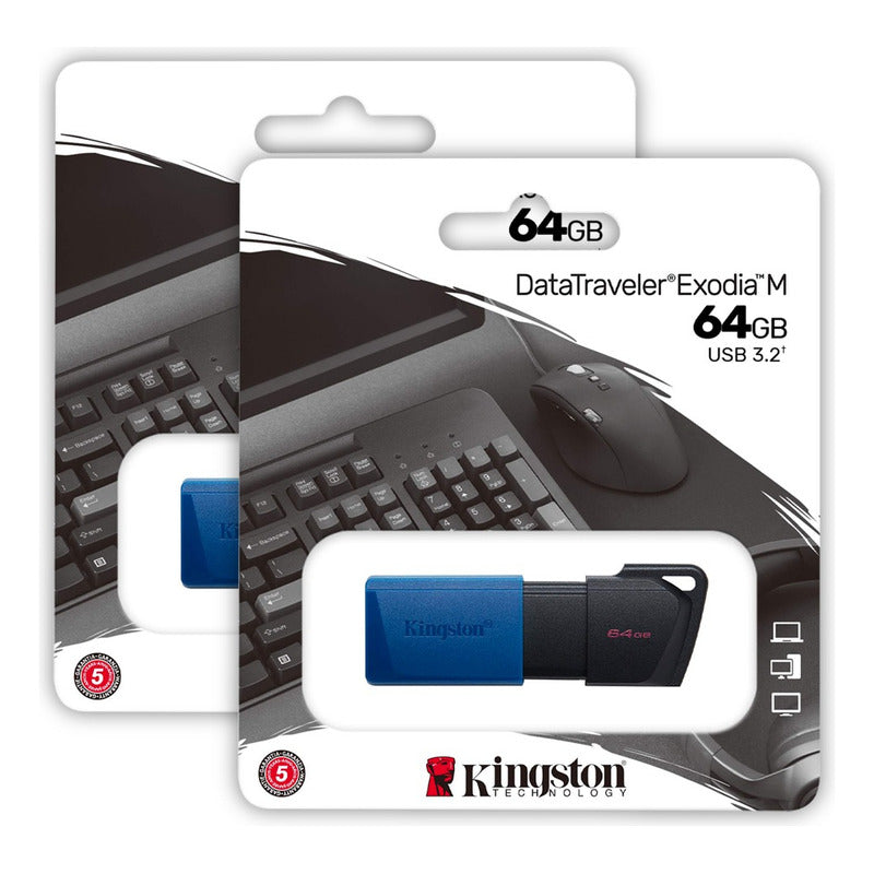 Memoria Usb Flash Kingston 64 Gb 3.2 Exodia Datatravel