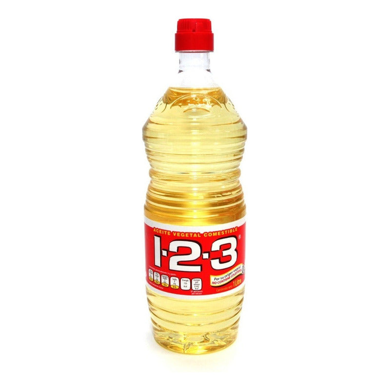 Aceite Vegetal Comestible 123 De 1 L