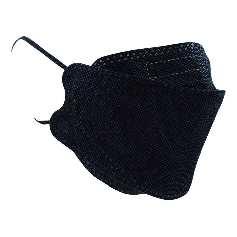 Cubrebocas Kf94 Coreano Certificado Mascarilla 10pz Negro
