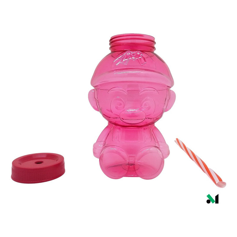 50 Vaso Dulcero Mario Bross Popote Fiesta Regalo 1 L